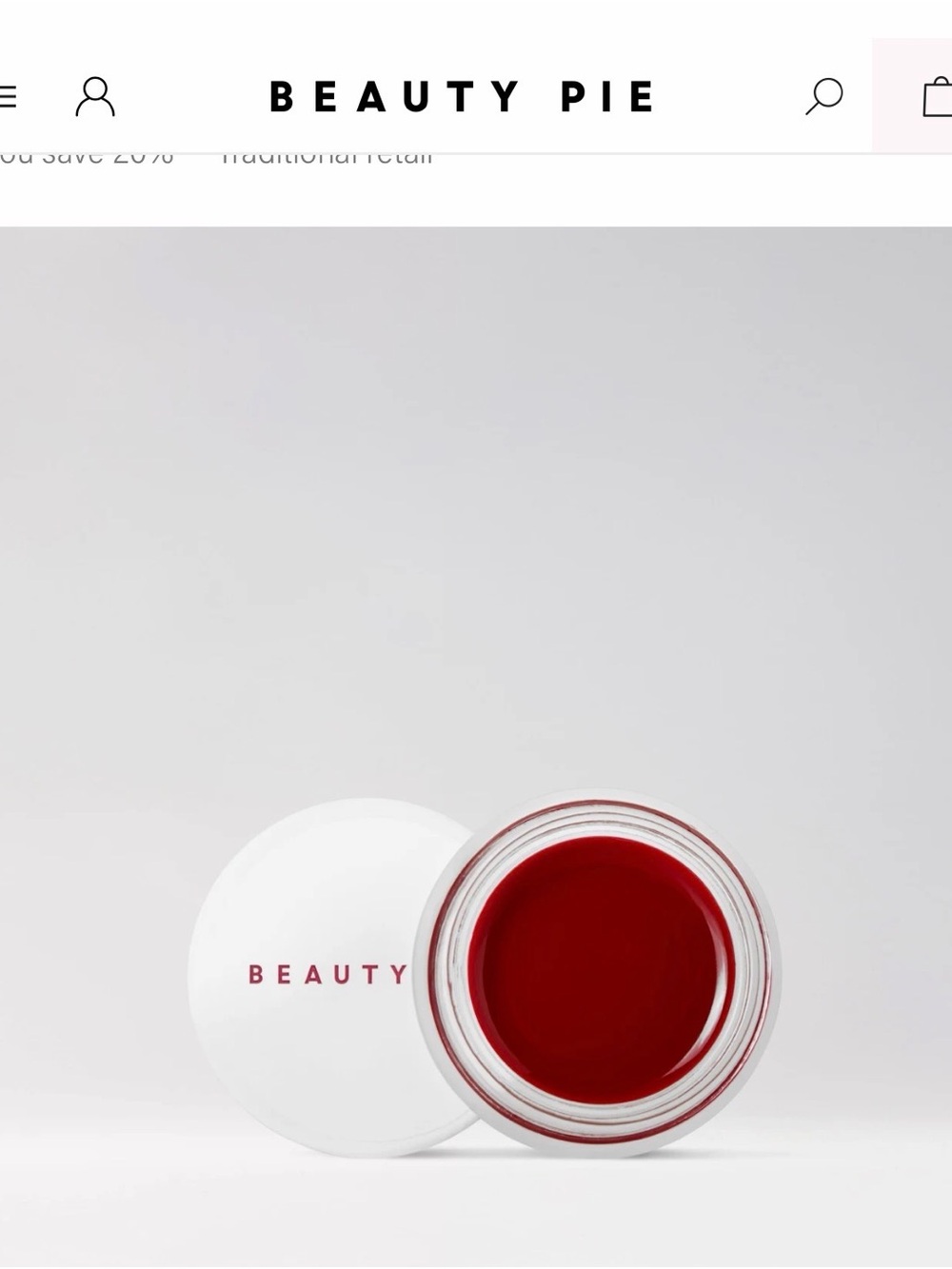 NEW Beauty Pie Jelly Lip and Cheek shot in shade Raspberry Crush. Stain/tint - Picture 13 of 13